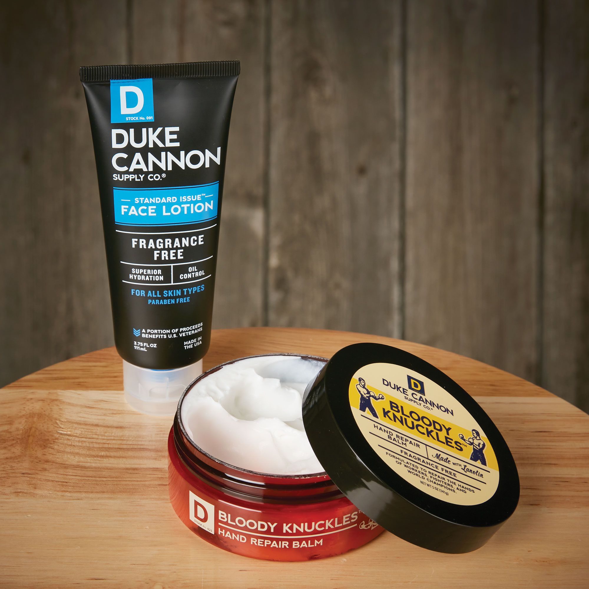 Duke Cannon lotion set